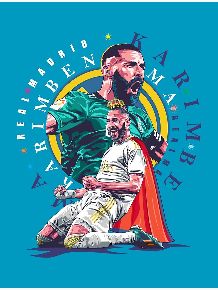 King Benzema Illustration by ngeditvctr