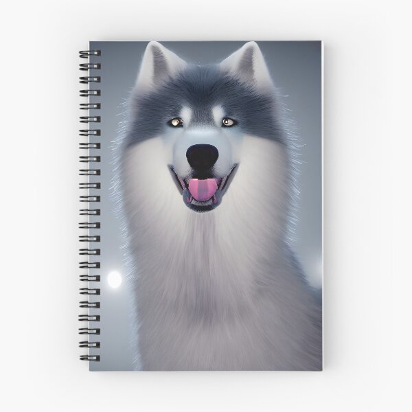 Item preview, White Samoyed dog portrait - neon light #2 designed and sold by supeart.