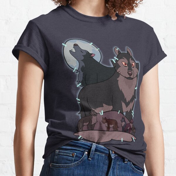 Chemise de loup chasseurs de la maison du hibou T-shirt classique