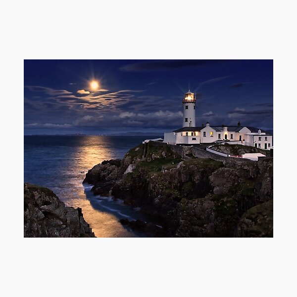 Moonlit Fanad Photographic Print