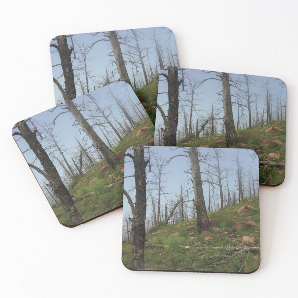 Item preview, Burnt Trees & Green Grassy Mountain designed and sold by CarefulCaptures.
