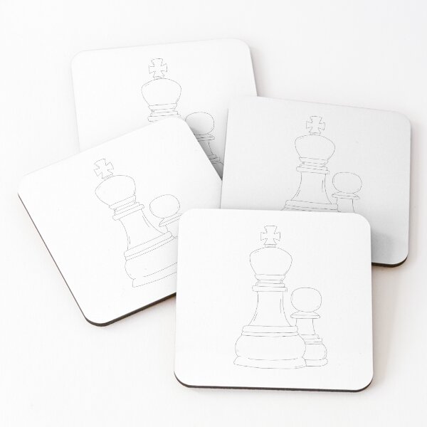 Item preview, Checkmate black and white  designed and sold by kymbohcreates.