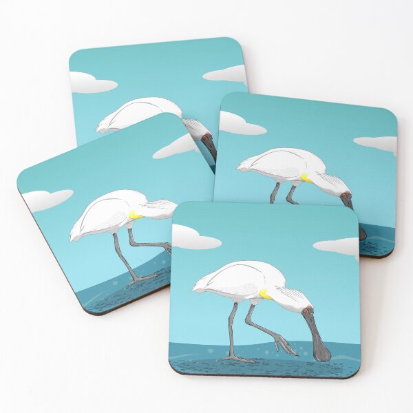 Item preview, Royal spoonbill Kōtuku ngutupapa designed and sold by piedaydesigns.