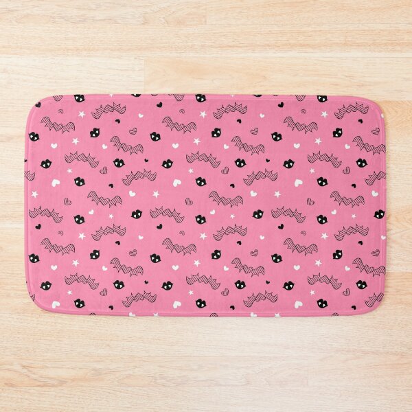Item preview, Draculaura Pink - Pastel Goth Vampire Lips Hearts Stars Tiling Design designed and sold by SnowAfterFyre.