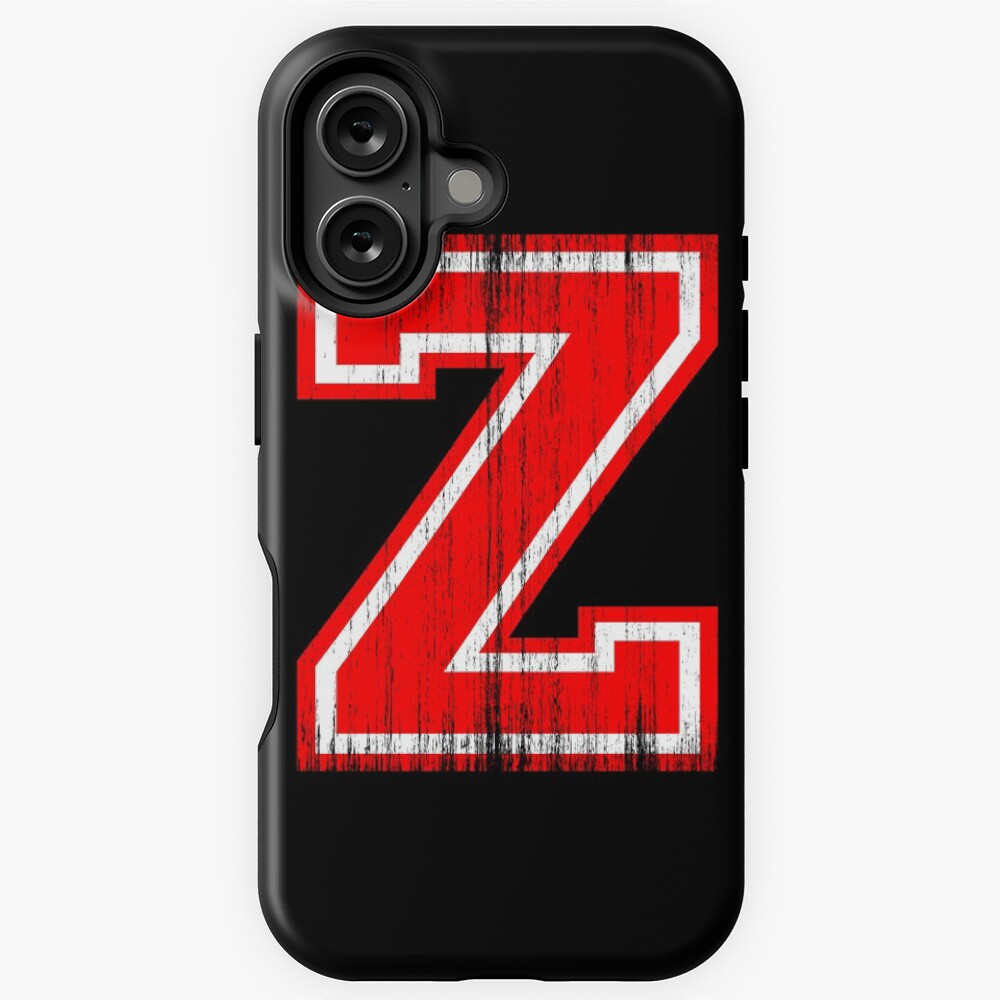 Big Red Letter Z Sticker