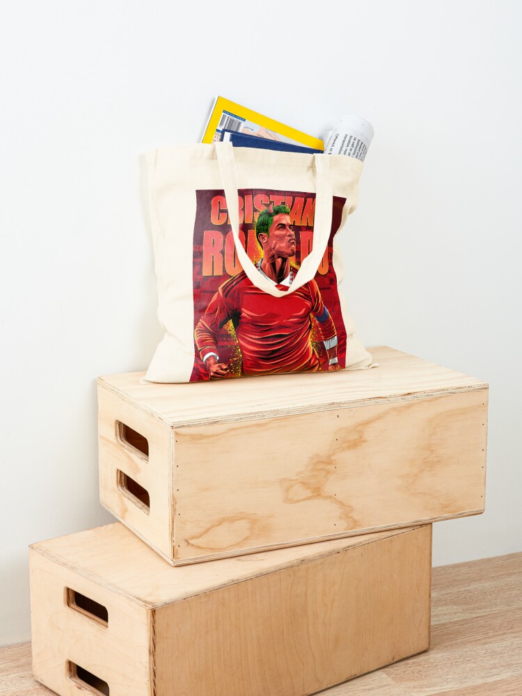 Alternate view of Cristiano Ronaldo Fantasy Illustration Tote Bag