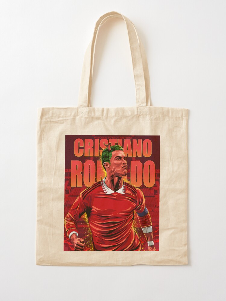 Alternate view of Cristiano Ronaldo Fantasy Illustration Tote Bag