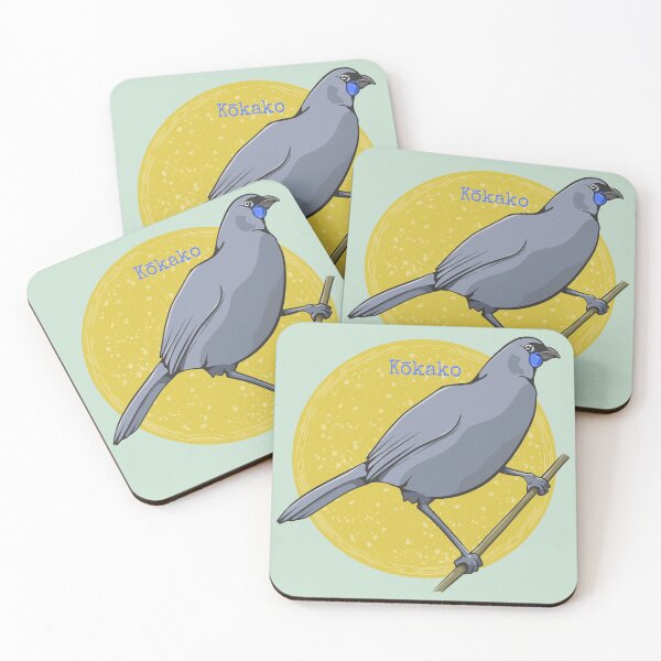 Item preview, Kokako New Zealand Bird  designed and sold by piedaydesigns.