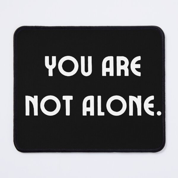 Item preview, Vintage You are not Alone Typography designed and sold by garniturex.