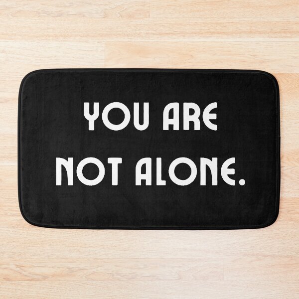 Item preview, Vintage You are not Alone Typography  designed and sold by garniturex.