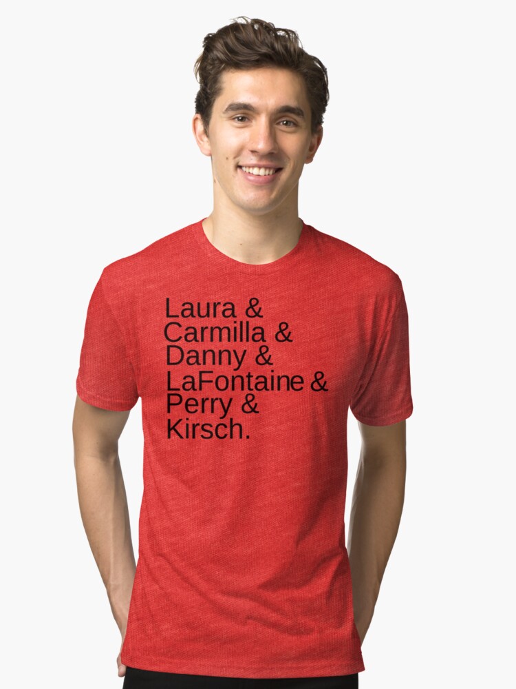 carmilla characters tri blend t shirt by futuredirewolf redbubble