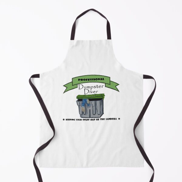 Item preview, Professional Dumpster Diver, Keeping Your Stuff Out of the Landfill - with Person in Dumpster designed and sold by MountMercantile.