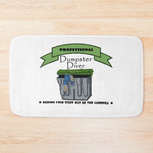 Item preview, Professional Dumpster Diver, Keeping Your Stuff Out of the Landfill - with Person in Dumpster designed and sold by MountMercantile.