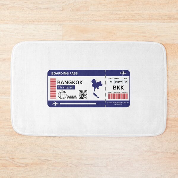 Item preview, Bangkok Flight Ticket Boarding Pass Travel designed and sold by Supra Designs.