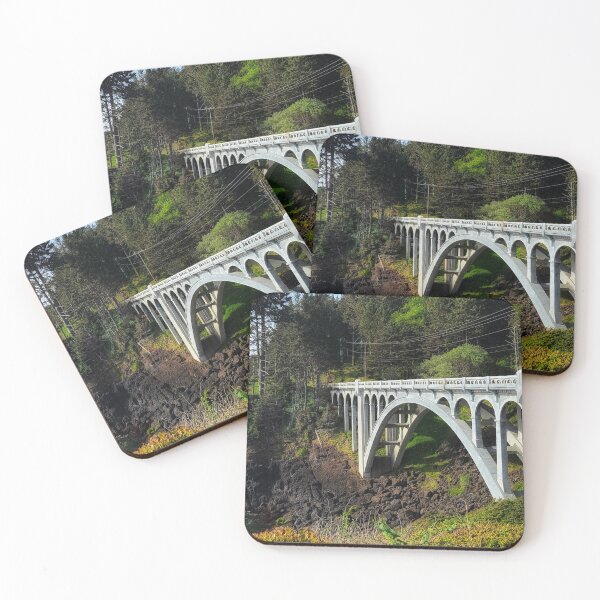 Item preview, Bridge at Otter Crest Loop - Architecture designed and sold by MistyMorningsOR.