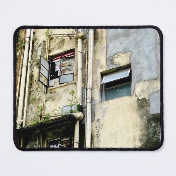 Item preview, “State of Disrepair” | Old Building in Hong Kong designed and sold by LiseHoltArt.