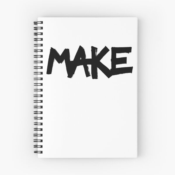 Item preview, MAKE Rough Lettering - Black Graphic designed and sold by WorkWolf.