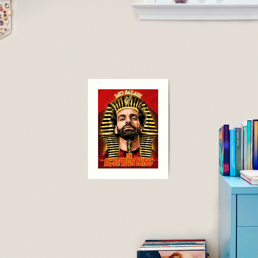 Mo Salah The Egyptian King Art Print