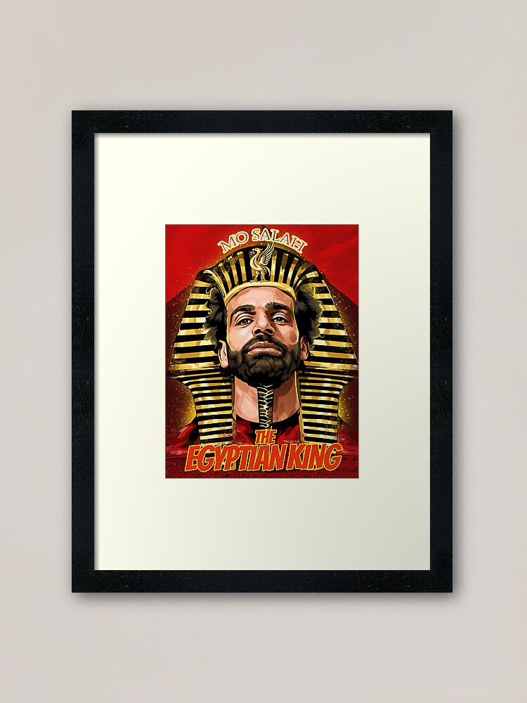 Alternate view of Mo Salah The Egyptian King Framed Art Print
