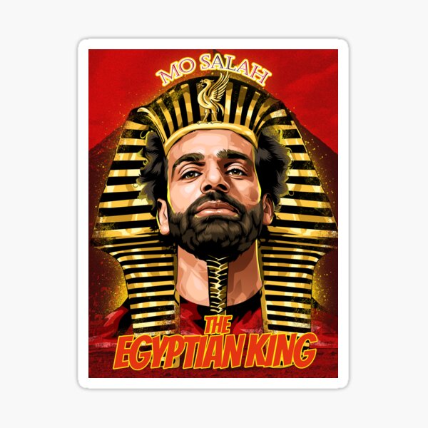 Mo Salah The Egyptian King Sticker