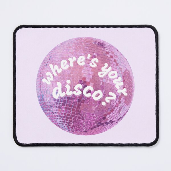 Item preview, ♫ san francisco, where's your disco? ♫ pink glitter disco ball designed and sold by kasiegillette.