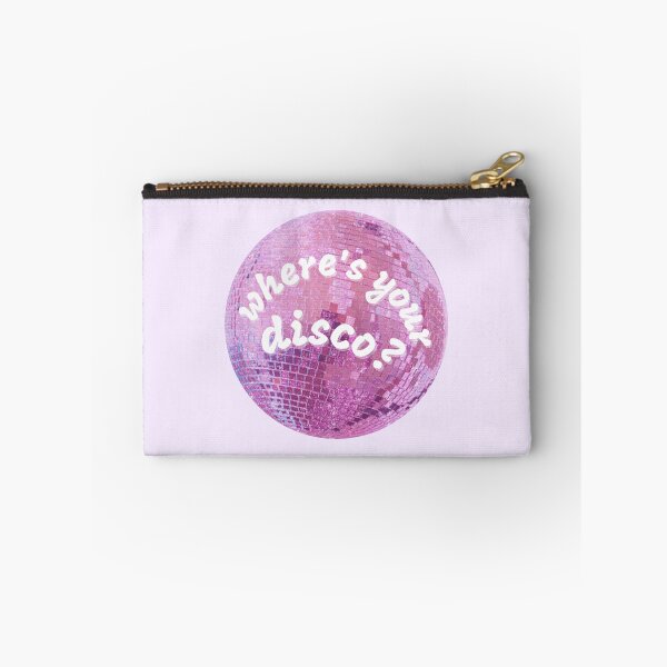 Item preview, ♫ san francisco, where's your disco? ♫ pink glitter disco ball designed and sold by kasiegillette.