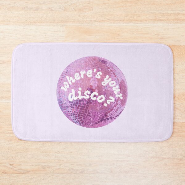 Item preview, ♫ san francisco, where's your disco? ♫ pink glitter disco ball designed and sold by kasiegillette.