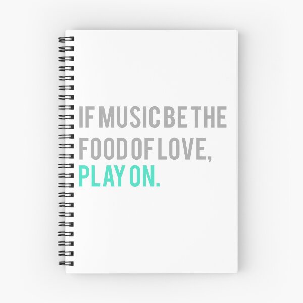 Item preview, if music be the food of love designed and sold by stormsandwolves.