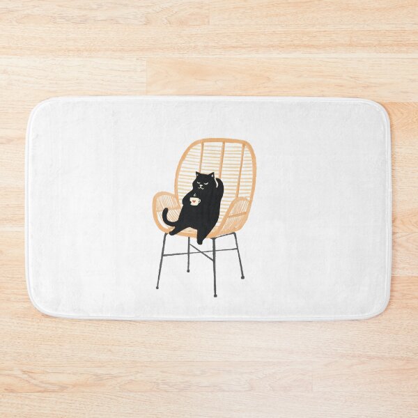 Item preview, Lazy cat 2 on rattan chair pattern  designed and sold by jimmytan.