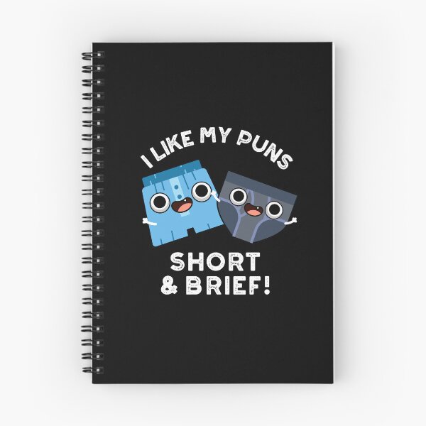 Item preview, I Like My Puns Short And Brief Funny Underwear Puns  (Dark BG) designed and sold by punnybone.