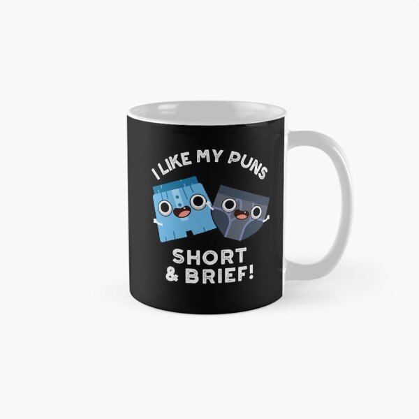 Item preview, I Like My Puns Short And Brief Funny Underwear Puns  (Dark BG) designed and sold by punnybone.