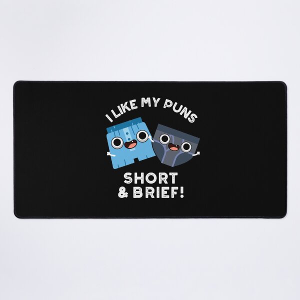 Item preview, I Like My Puns Short And Brief Funny Underwear Puns (Dark BG) designed and sold by punnybone.