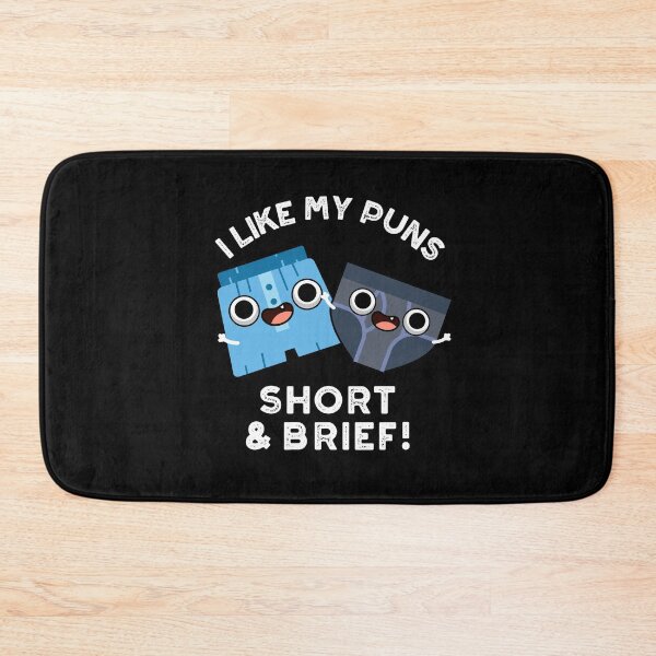 Item preview, I Like My Puns Short And Brief Funny Underwear Puns  (Dark BG) designed and sold by punnybone.
