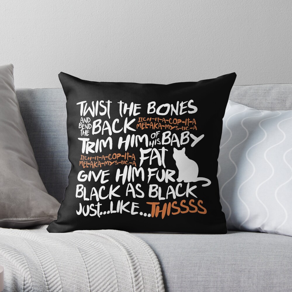 Binx Spell Throw Pillow