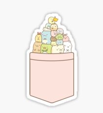 Sumikko Gurashi Pink Pocket Sticker
