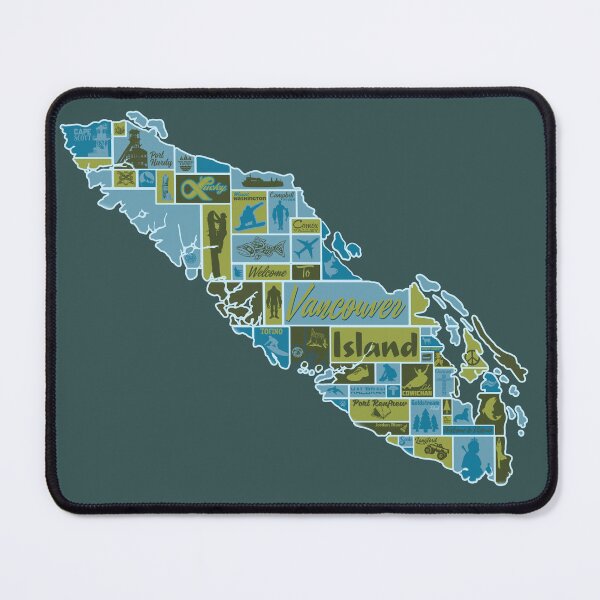 Item preview, Vancouver Island: Pictorial Map designed and sold by jesseladret.