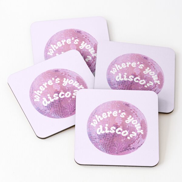 Item preview, ♫ san francisco, where's your disco? ♫ pink glitter disco ball designed and sold by kasiegillette.
