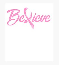 Breast Cancer | Breast Cancer Ribbon | Breast Cancer Awarness | Breast Cancer Month Photographic Print