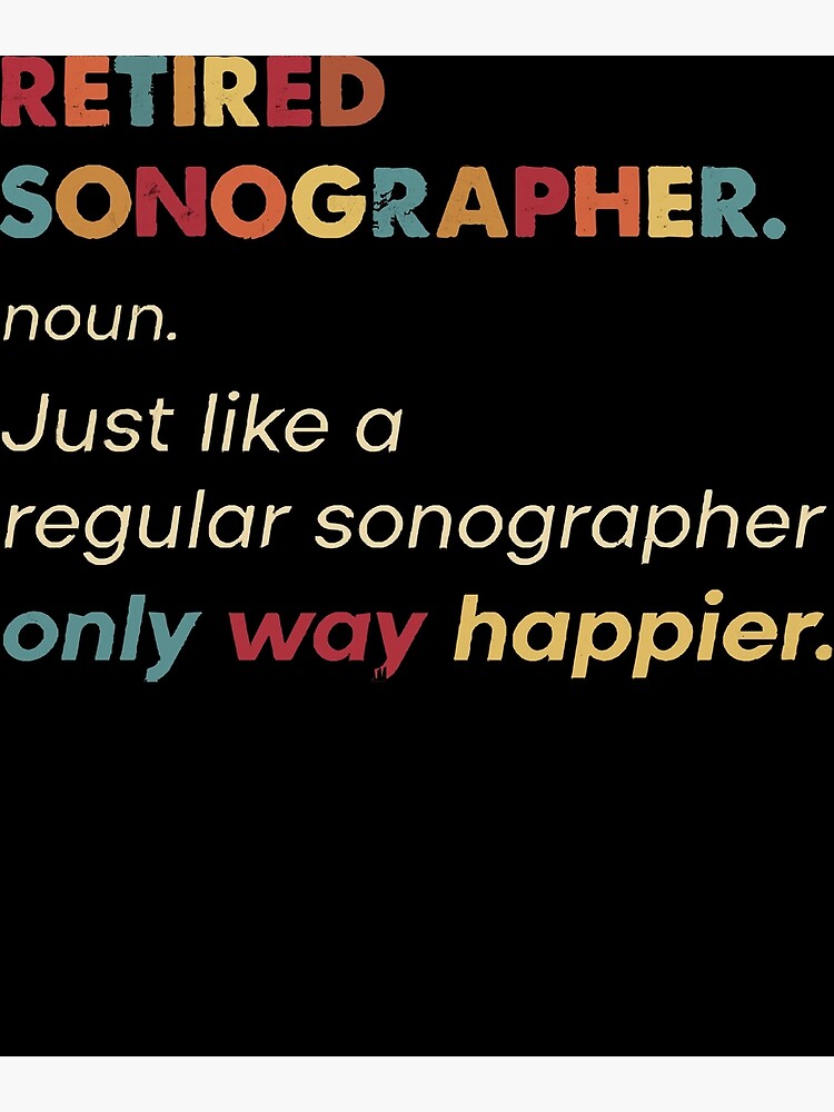 Sonographer Retired Retro Definition Poster For Sale By sonographer-retired-retro-definition-poster-for-sale-by