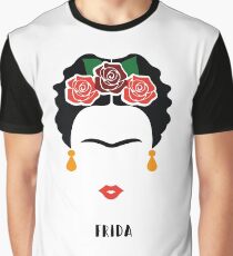 Frida Khalo face Graphic T-Shirt