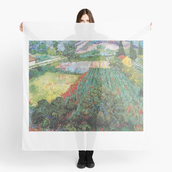 Van Gogh - Field with Poppies Scarf