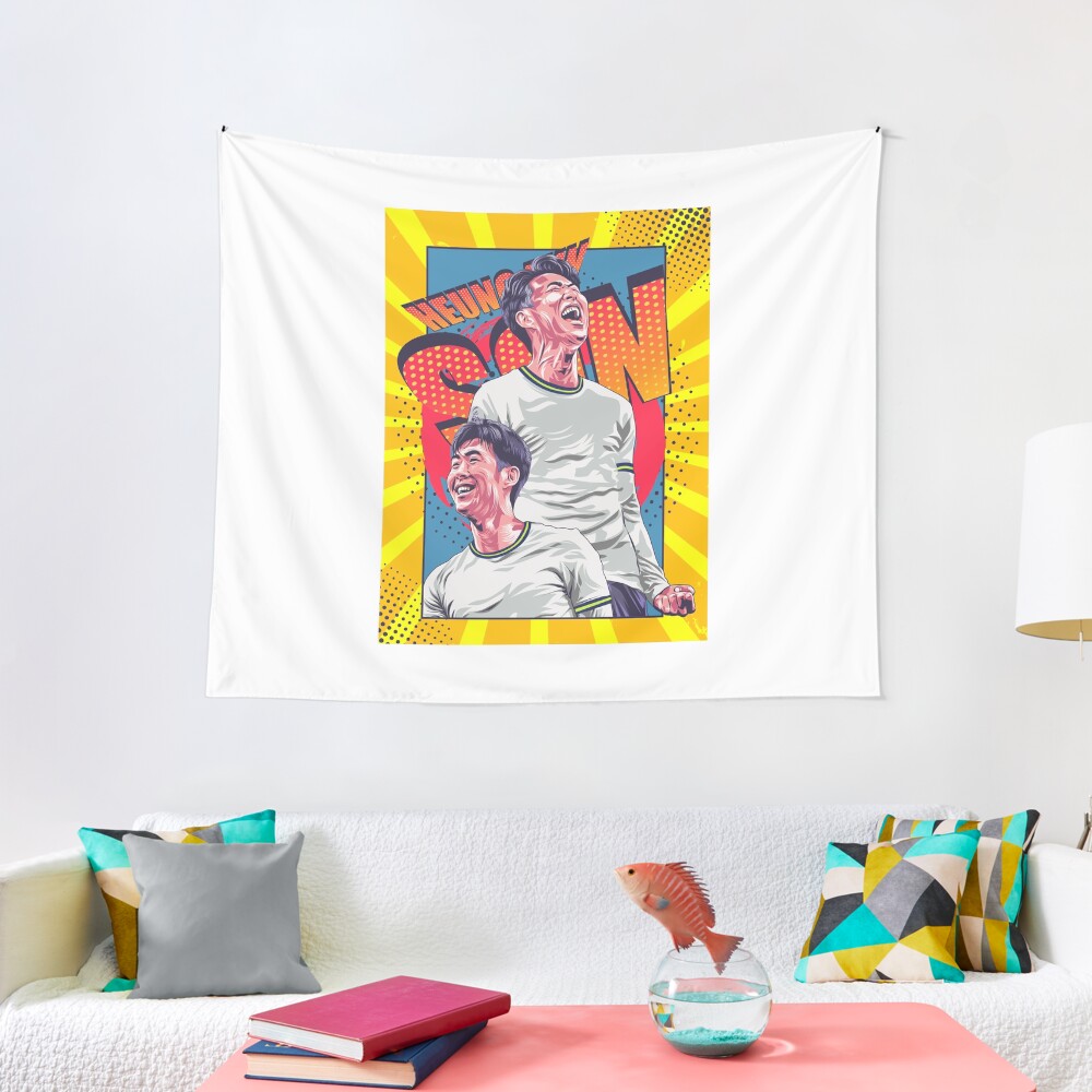 Son Heung Min Tottenham Tapestry