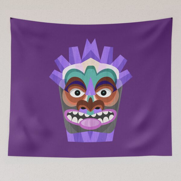 Item preview, Tribal Tiki Mask designed and sold by AntiqueImages.
