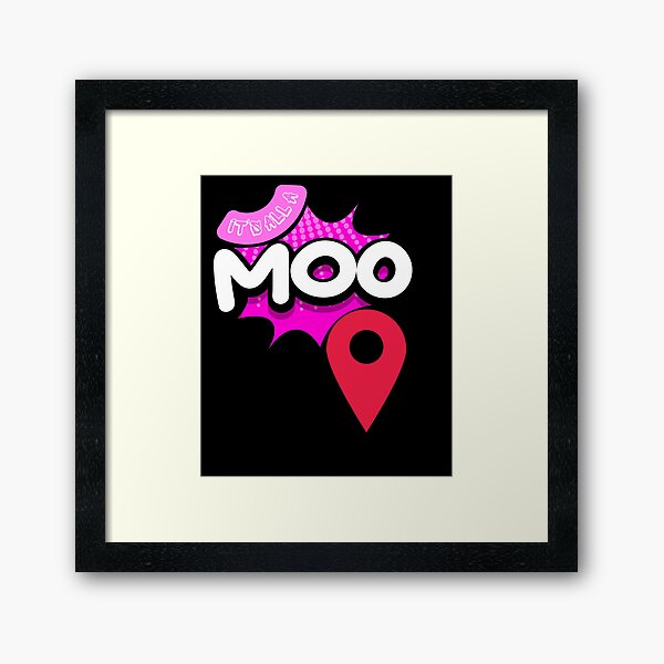 Item preview, It's all a moo point map designed and sold by eloski.