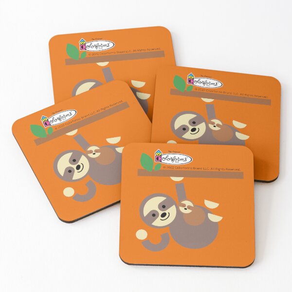 Item preview, Hanging Mom Carrying Sleeping Sloth. Colorforms ® designed and sold by LaziniArts.