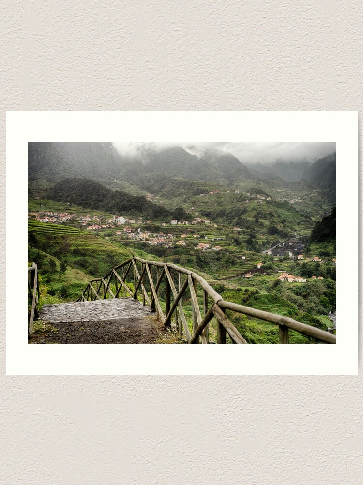 Alternate view of Vale de São Vicente seen from Caminho da Capelinha Art Print