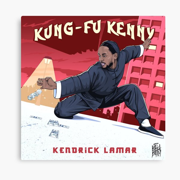 Kung Fu Kenny - without white line Canvas Print