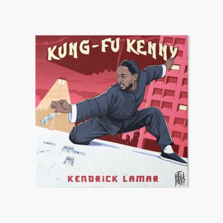 Kung Fu Kenny - without white line Art Board Print