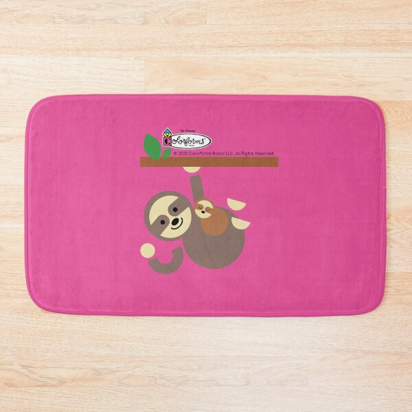 Item preview, Hanging Mom Carrying Sleeping Sloth. Colorforms ® Pink. designed and sold by LaziniArts.