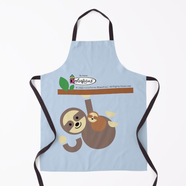 Item preview, Hanging Mom Carrying Sleeping Sloth. Colorforms ® Blue. designed and sold by LaziniArts.